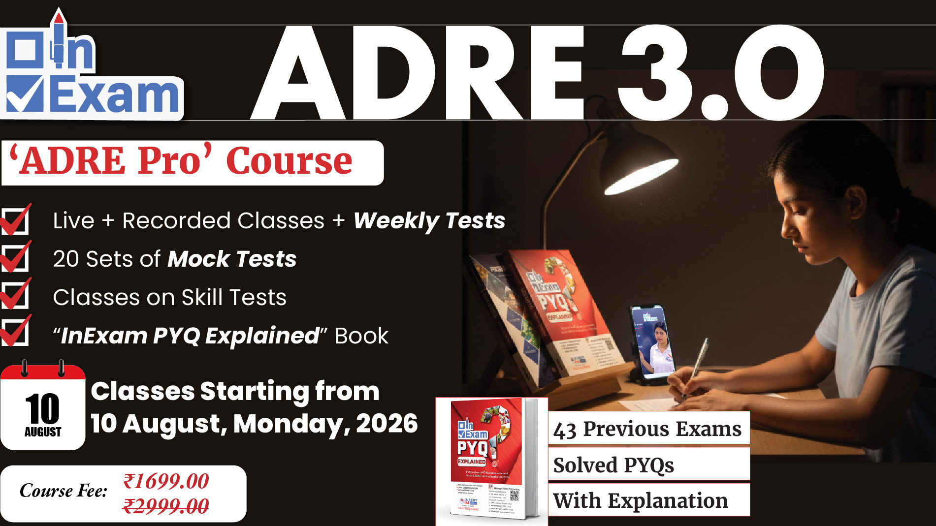 ADRE 3.0 Pro Course by InExam Assam